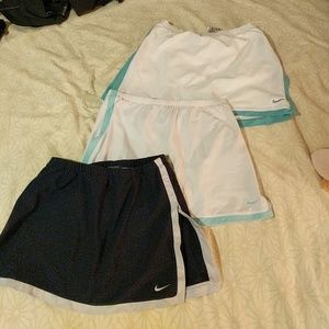 3 Nike tennis skirts
